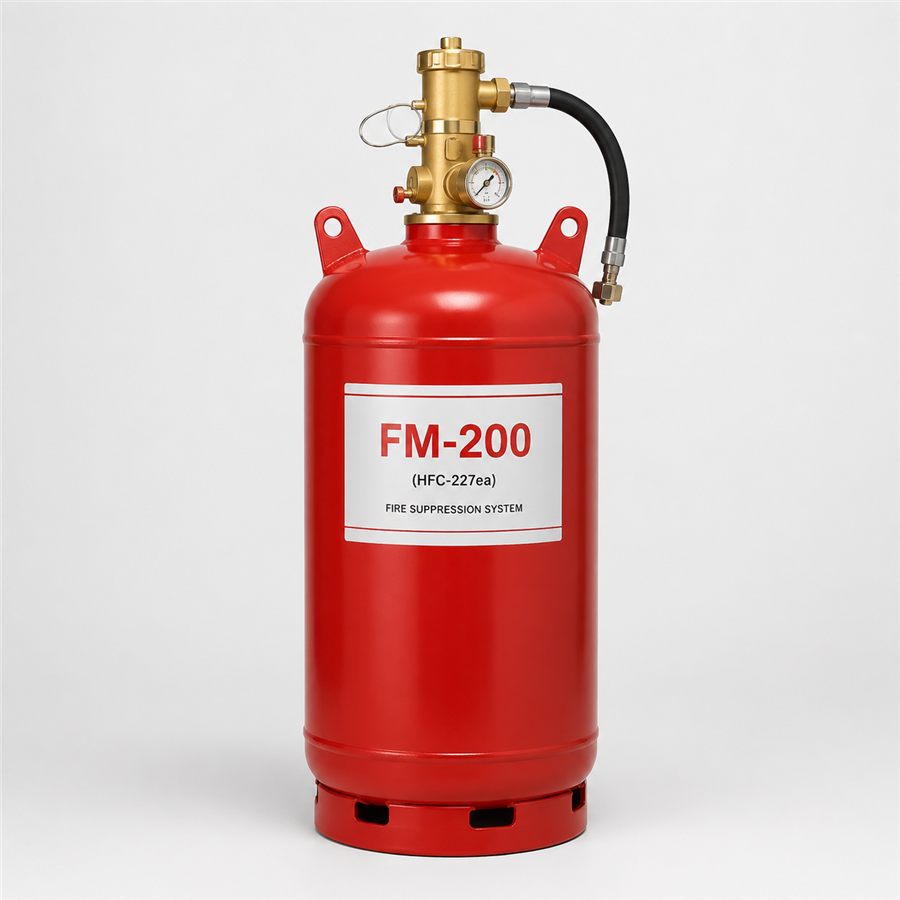 FM-200 (HFC-227) Yangın Söndürme Gazı ve Tankı